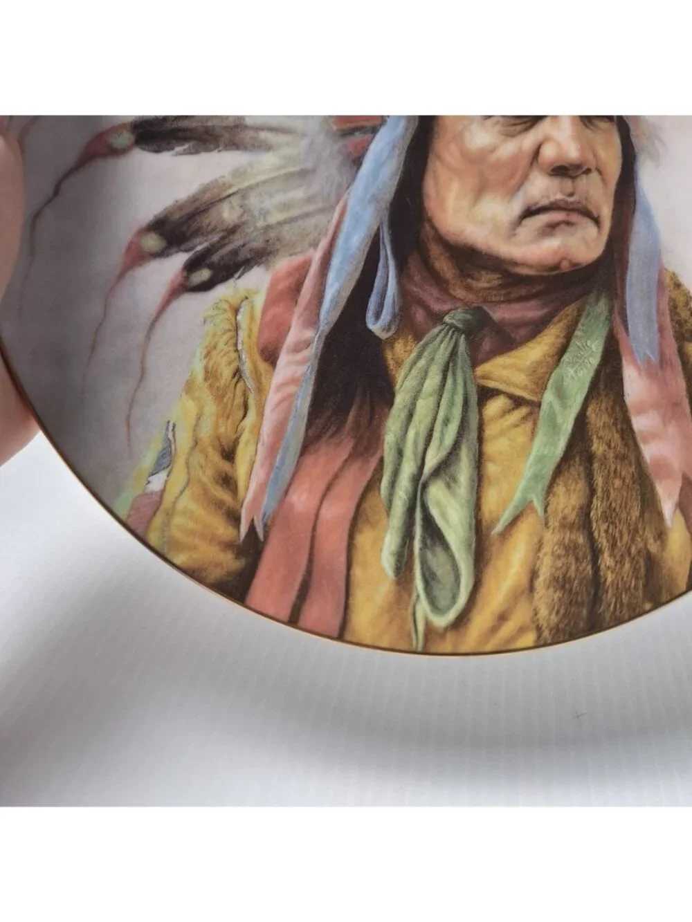 GREGORY PERILLO THE COUNCIL OF NATIONS SERIES PRIDE OF CHEYENNE COLLECTOR PLATE